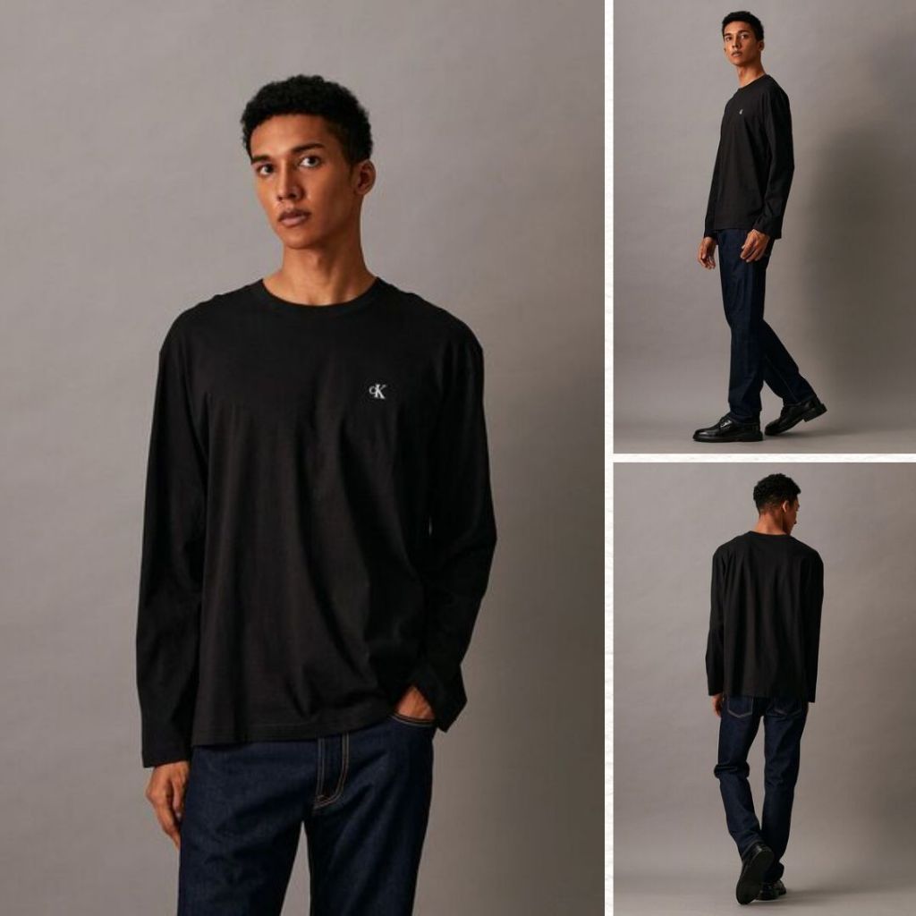 CALVIN KLEIN Long Sleeve Logo Relax T Shirt  J326901