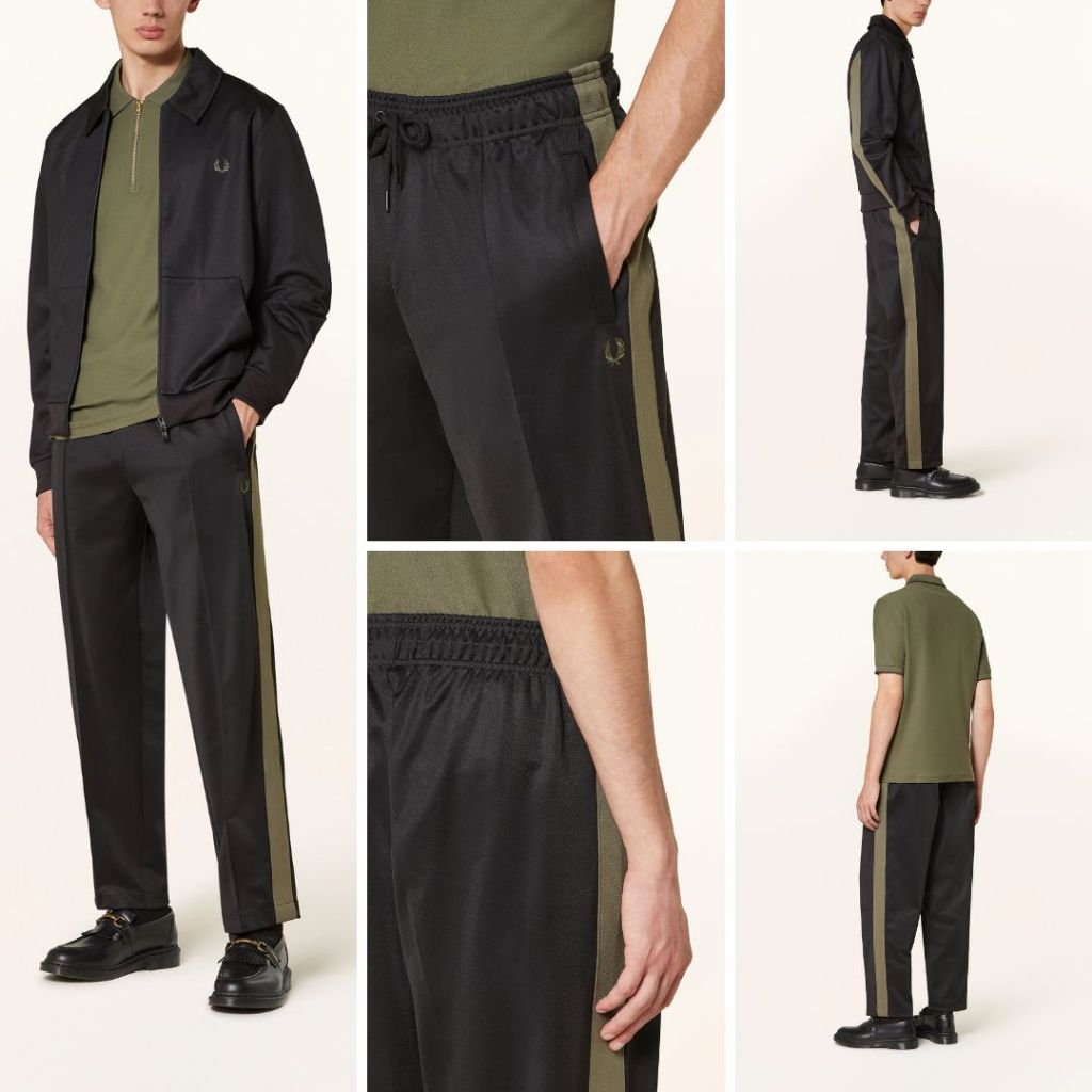 Fred Perry Tape Detail track Pants Jogger T7176/102
