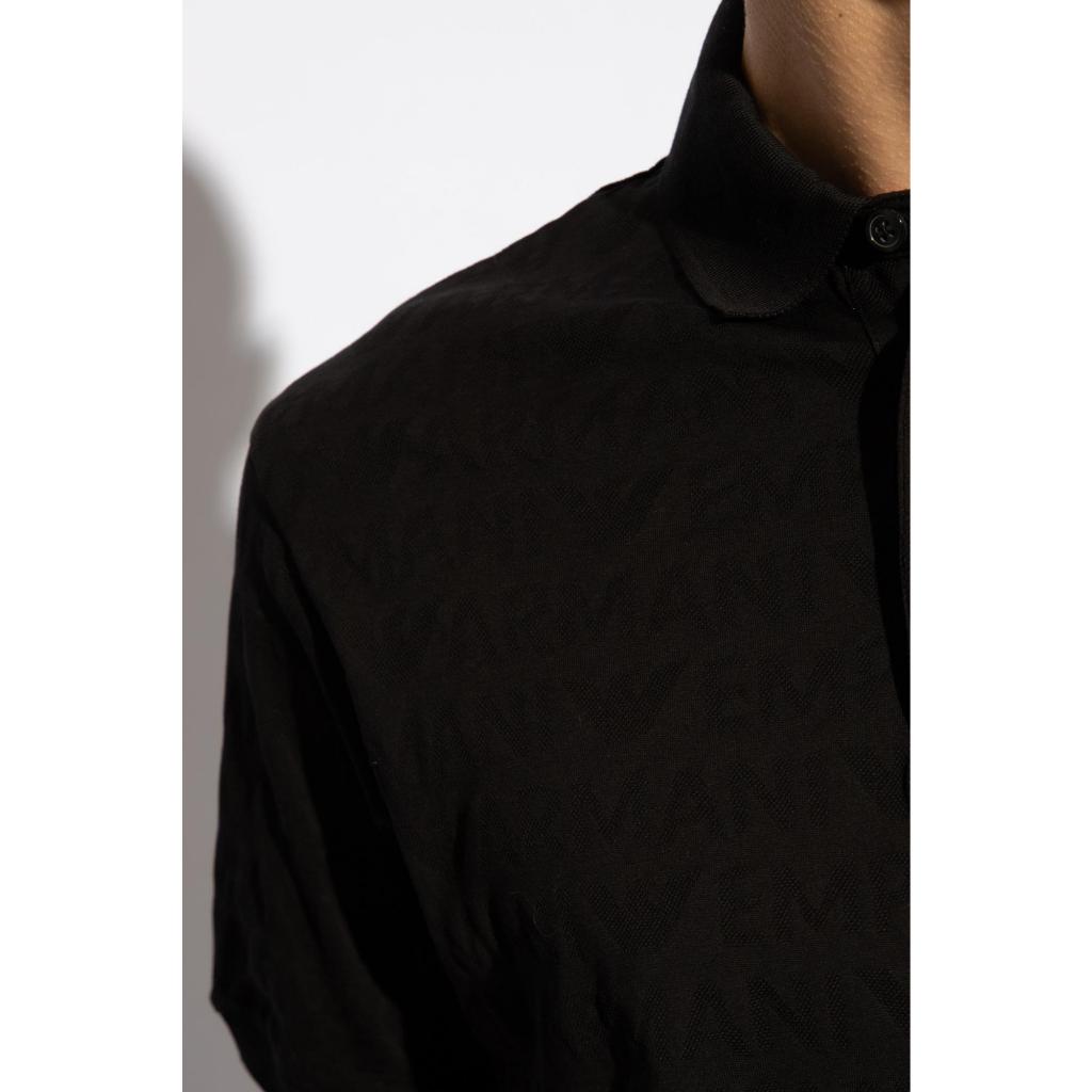 EMPORIO ARMANI EA7 Jacquard Polo Collar  3D1FM8