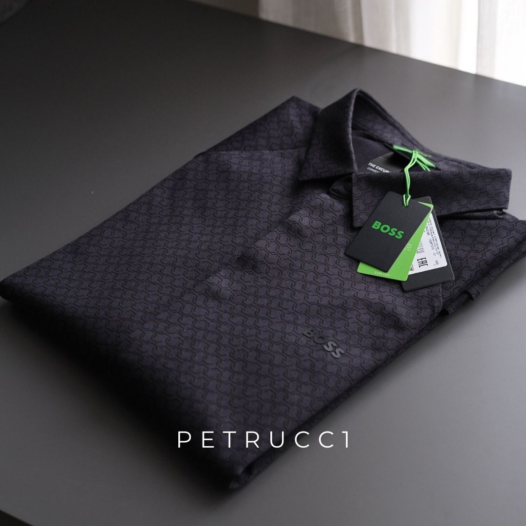 BOSS Knitted Cotton Piqué Shirt 50540196