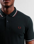 FRED PERRY Kaos Polo M3600 Shirt Cowo Pria Kerah M3600/Q20