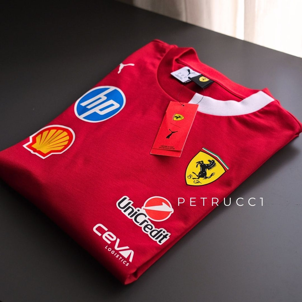 F1 SCUDERIA FERRARI 2025 Scuderia Ferrari 2025 Drivers Tee Men T Shirt