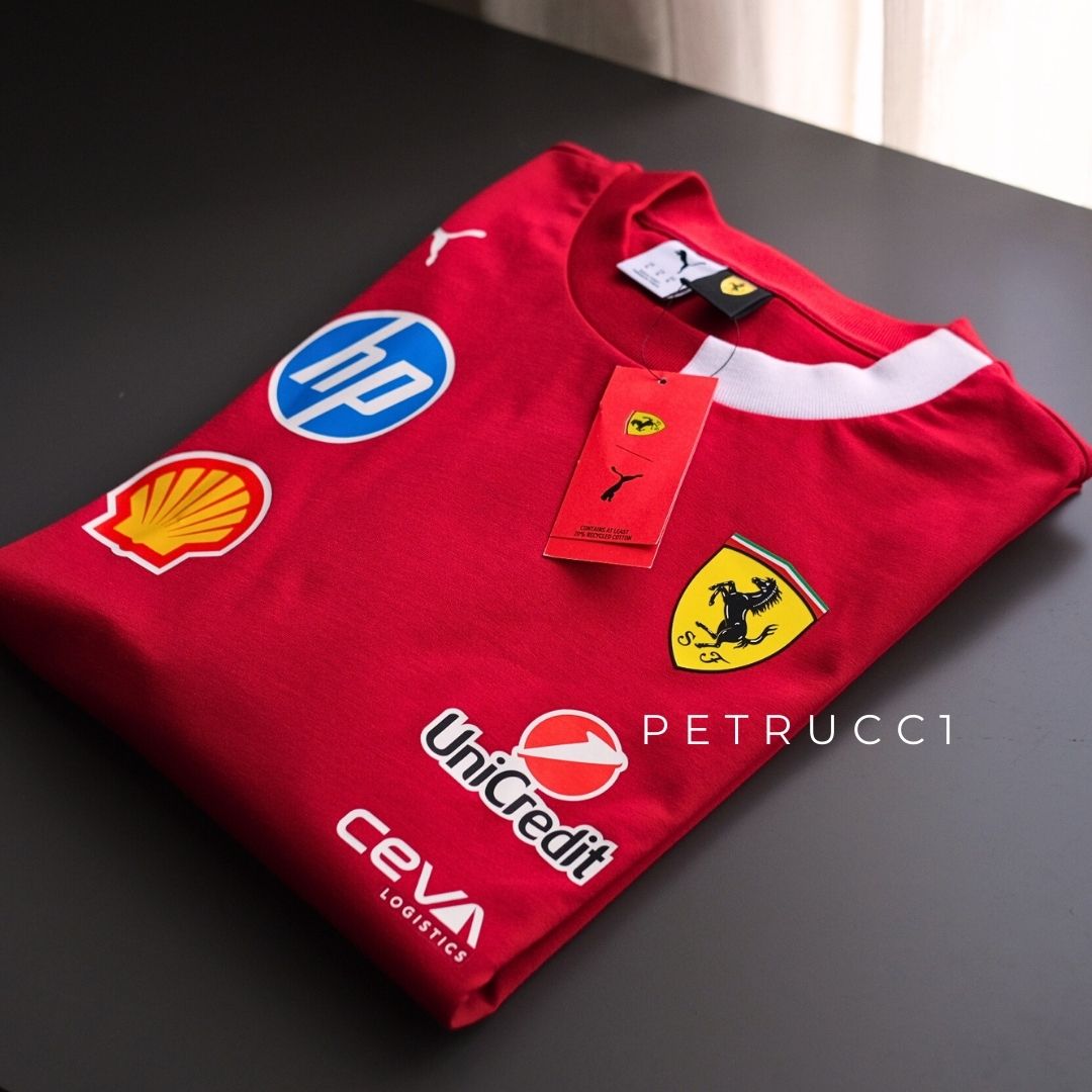 F1 SCUDERIA FERRARI 2025 Scuderia Ferrari 2025 Drivers Tee Men T Shirt