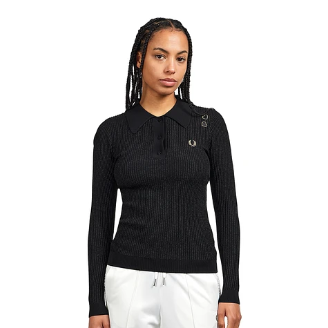 Fred Perry METALLIC RIBBED KNITTED SHIRT Women SK8121/102