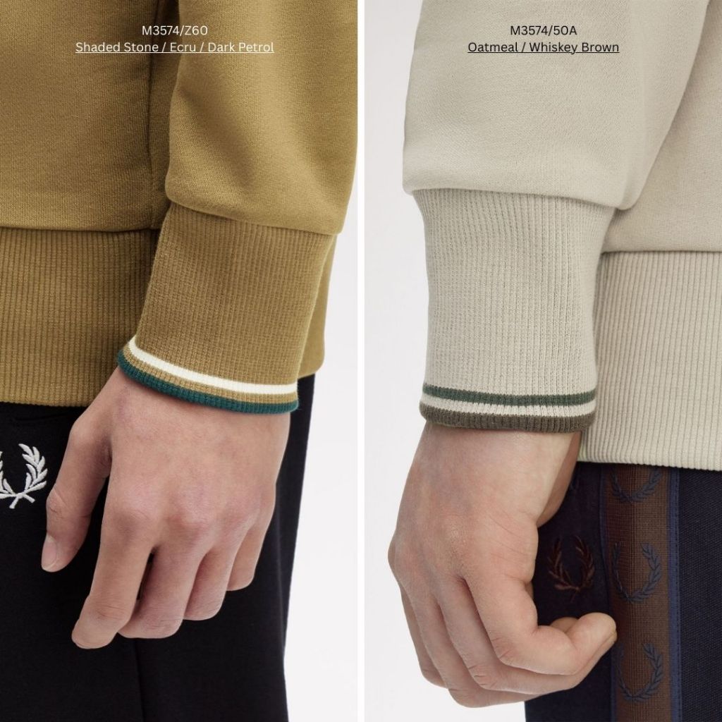 Fred Perry Half Zip Sweatshirt Sweater M3574