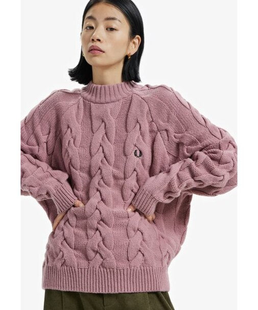 Fred Perry Women Cable Knit Jumper K4118/P94