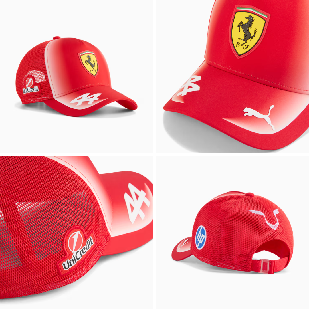 FERRARI F1 Hamilton Replica 2026 Puma Trucker Cap for Scuderia Ferrari