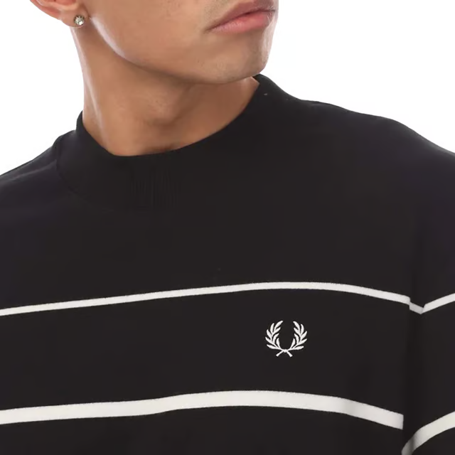 Fred Perry Mens Striped Sweatshirt G3132/560