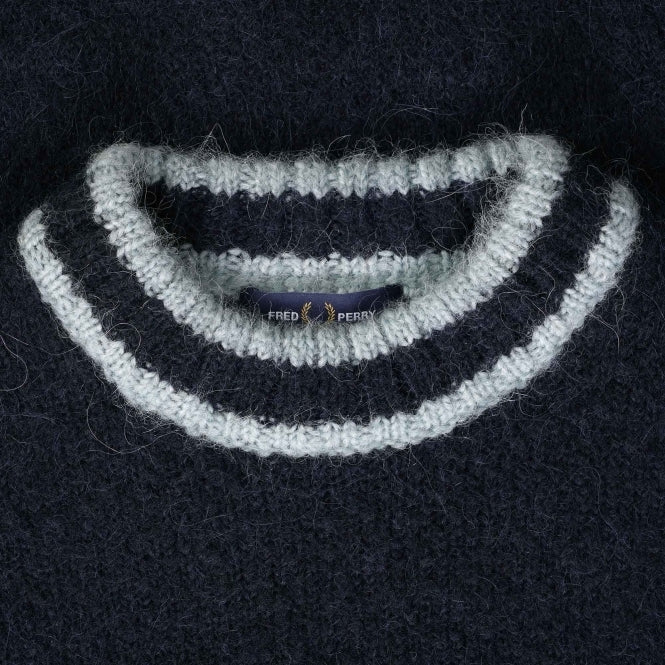 Fred Perry Alpaca Blend Crew Neck Jumper Sweater K4563/608