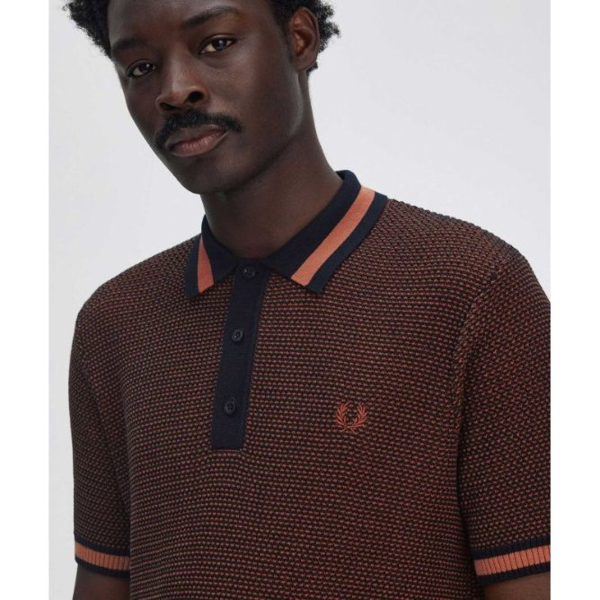 Fred Perry Polo Shirt Collar Stripes K9747/608