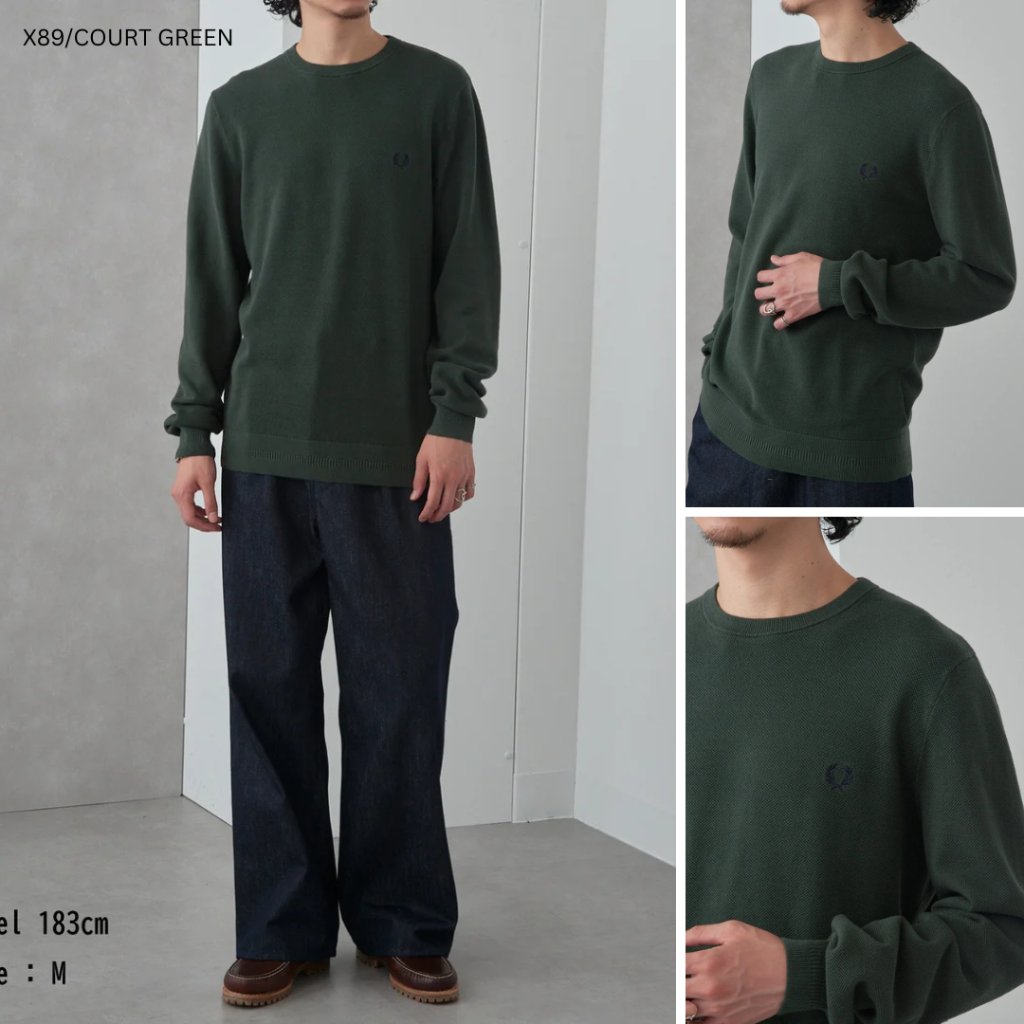 FRED PERRY Sweatshirt Long Sleeve Lengan panjang K1309