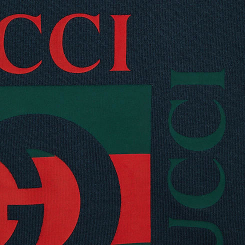 GUCCI Printed Cotton Jersey T Shirt ‎784361 XJGKA 4735