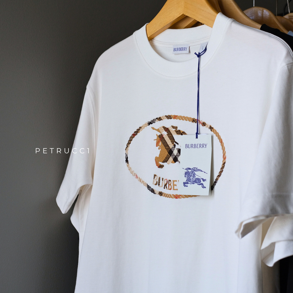 BURBERRY Kaos Tee T Shirt Cowo Pria Man Men 8123436