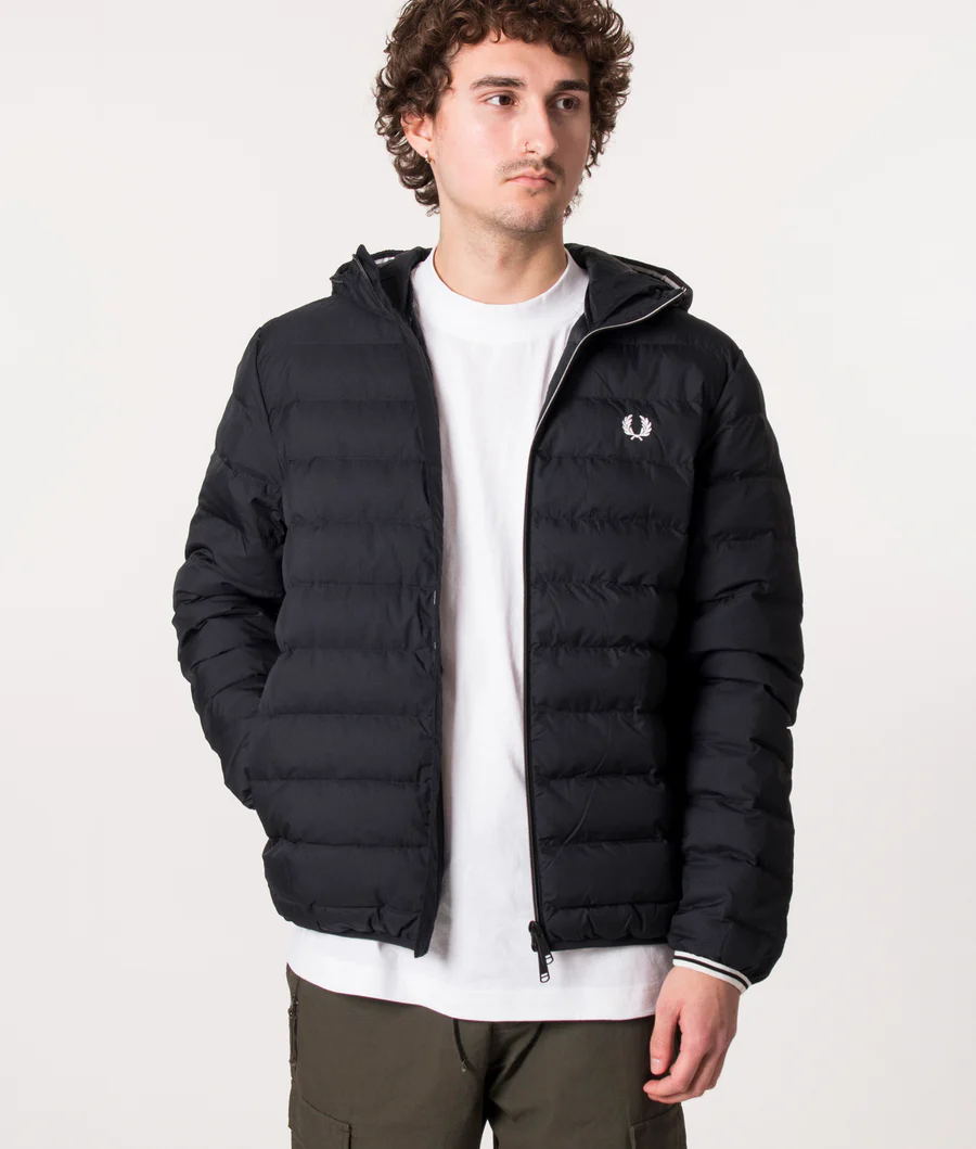 Fred Perry Hooded Insulated Jacket Puffer J4565/102