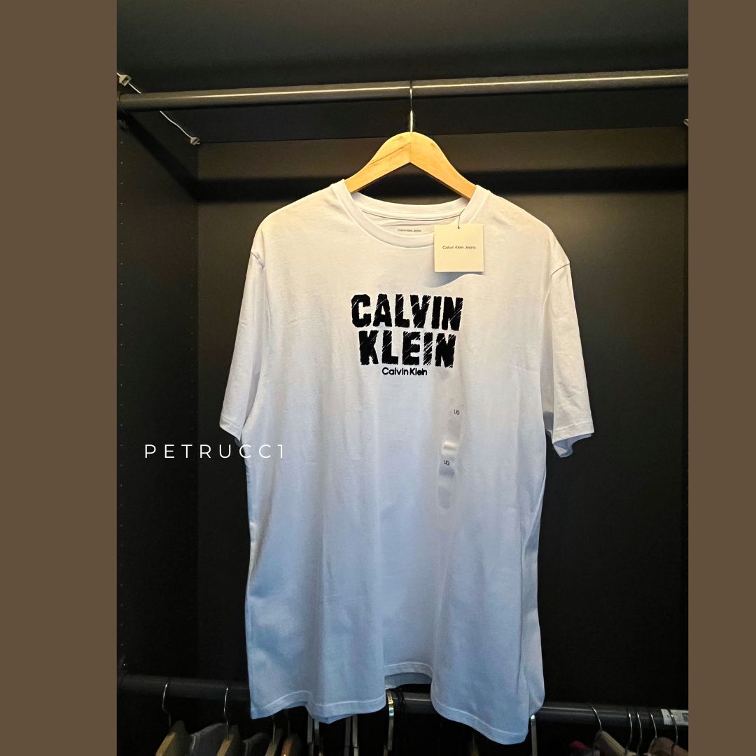 Calvin Klein Velvet Logo T shirt