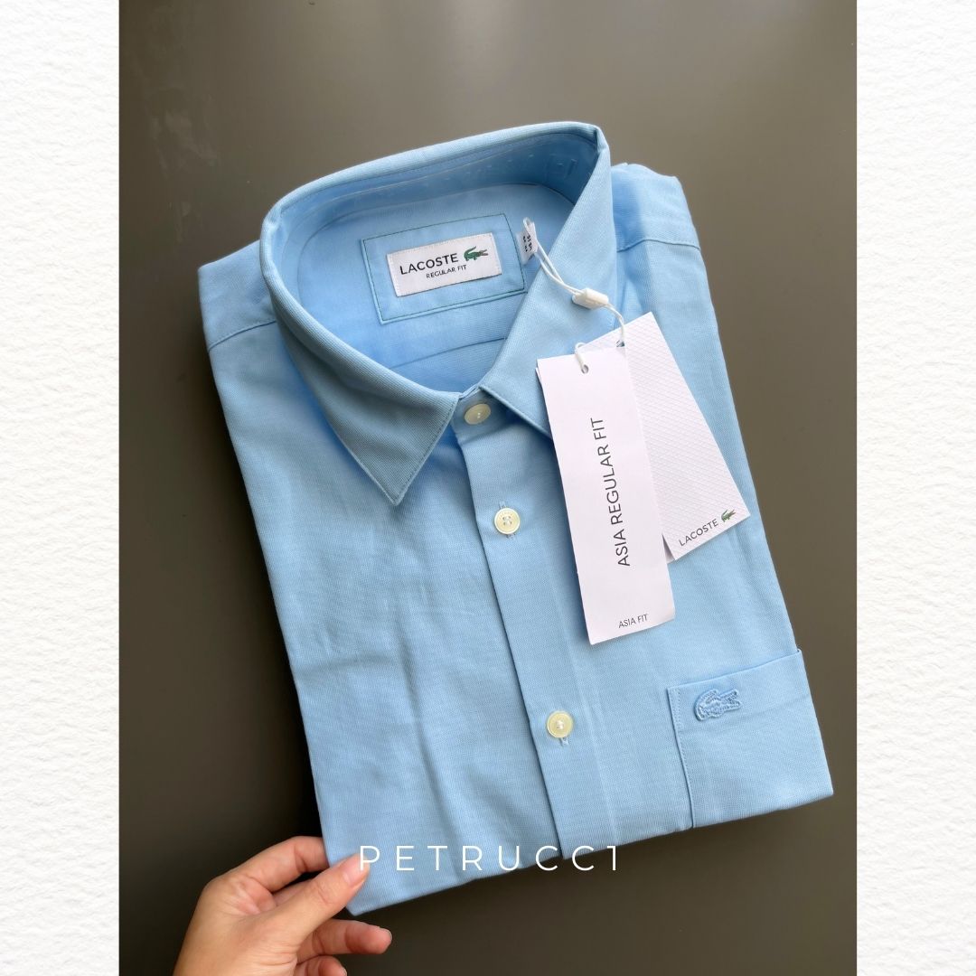 LACOSTE Regular Fit Shaped Collar Shirt CH6273