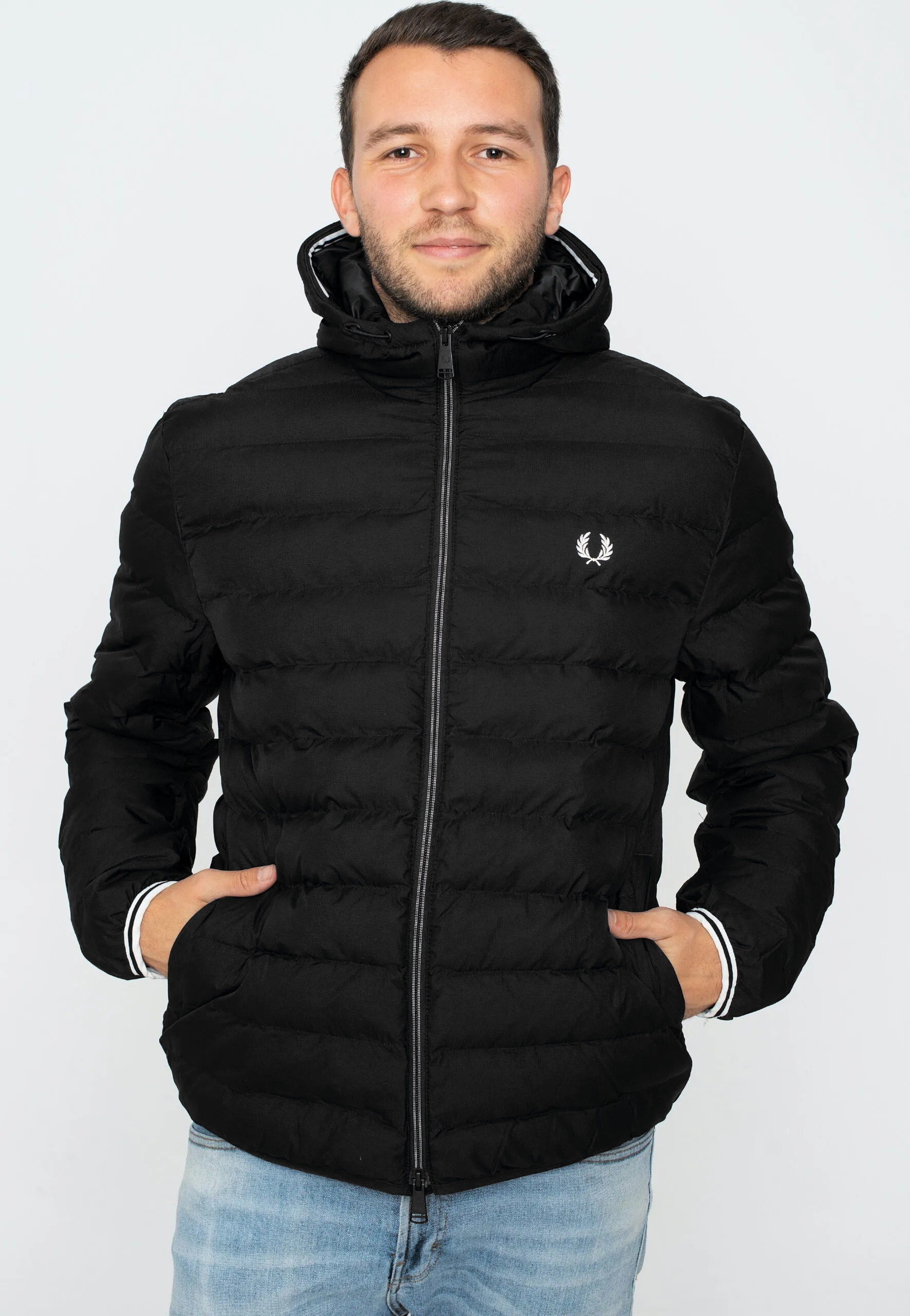 Fred Perry Hooded Insulated Jacket Puffer J4565/102