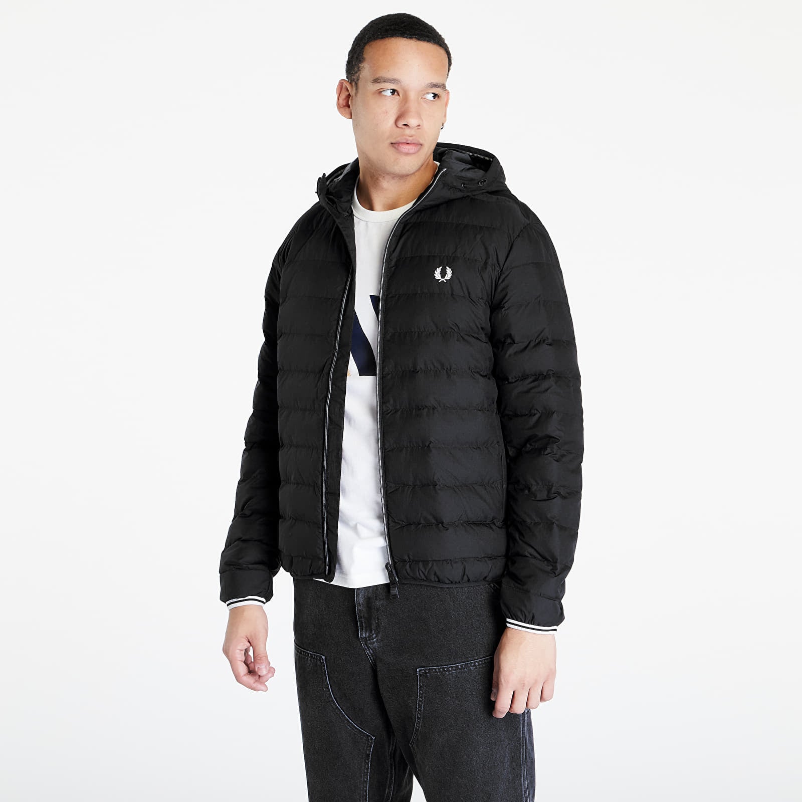 Fred Perry Hooded Insulated Jacket Puffer J4565/102