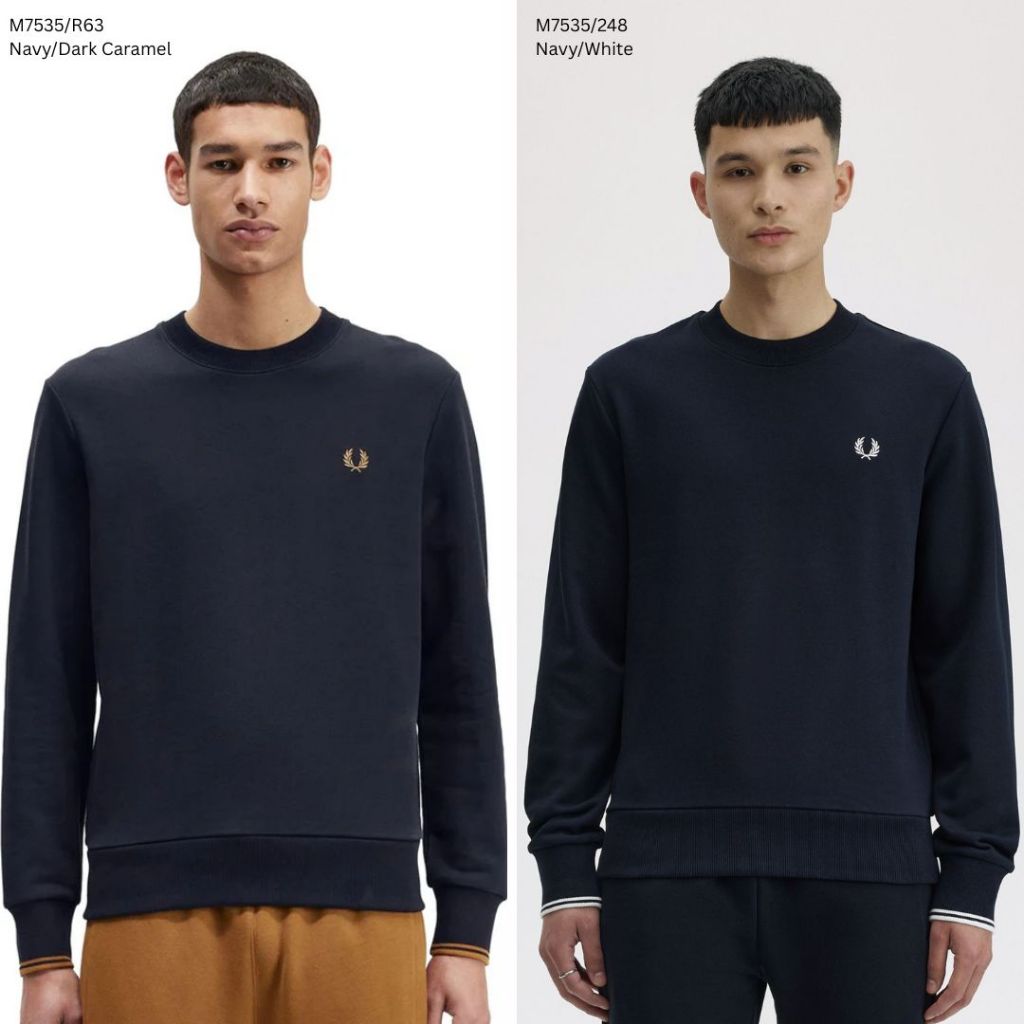 Fred Perry Crew Neck Sweatshirt Sweater M7535