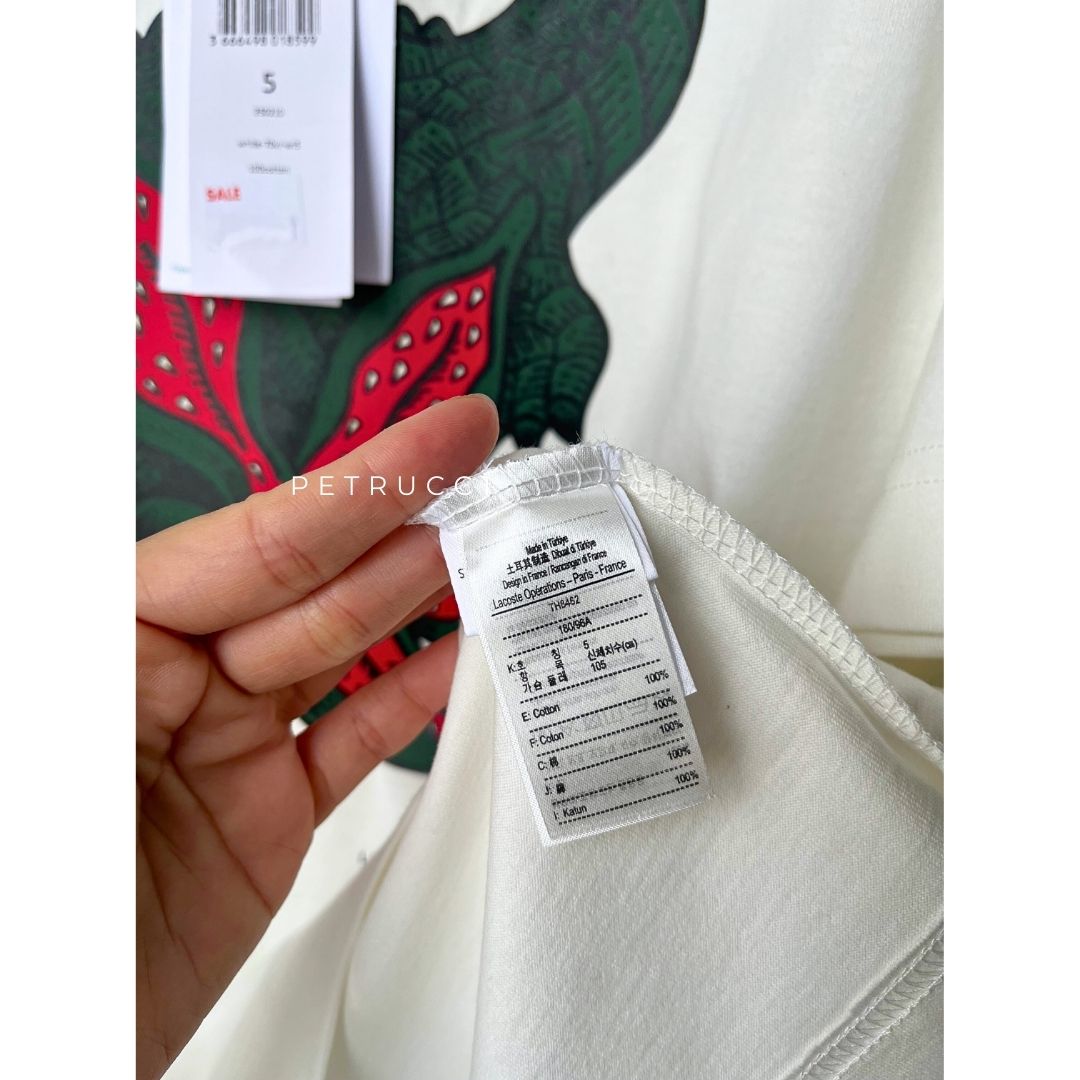 LACOSTE x Netflix Organic Cotton T Shirt TH8462