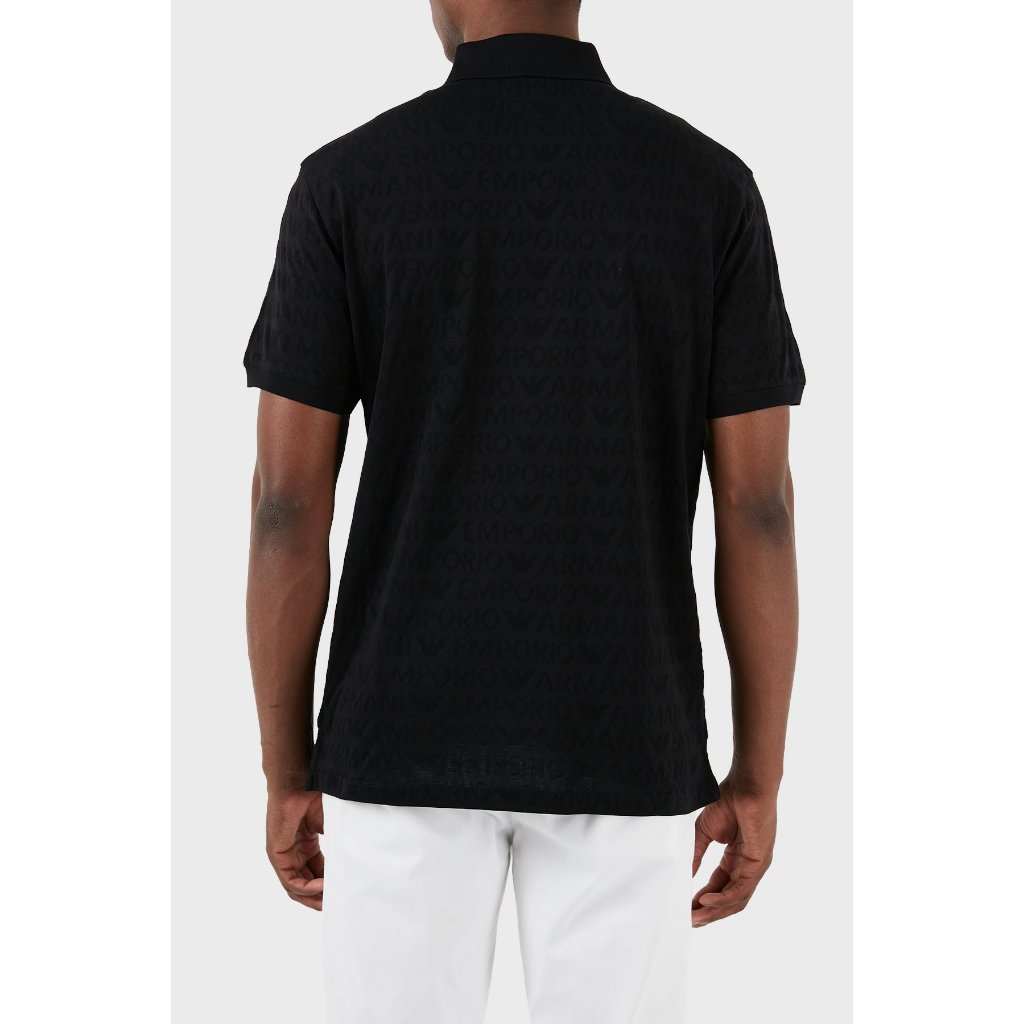 EMPORIO ARMANI EA7 Jacquard Polo Collar  3D1FM8
