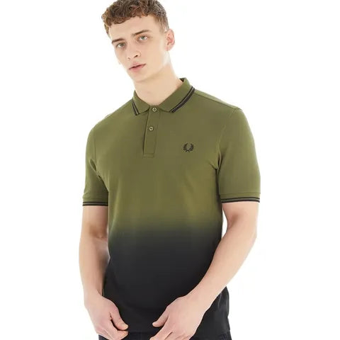 Fred Perry Ombre Twin Tipped Polo Shirt M5674/Q55