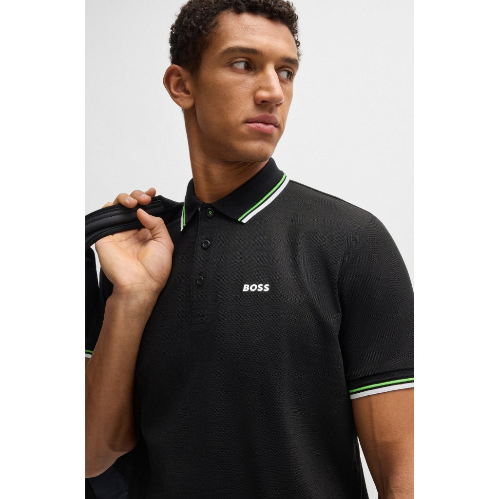 BOSS POLO Shirt Original Branded Cowo Pria Kaos Berkerah 50554223