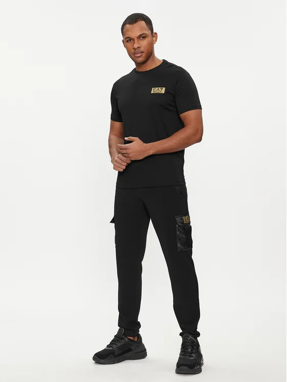 Emporio Armani EA7 T Shirt logo Tee man men kaos 3DPT07