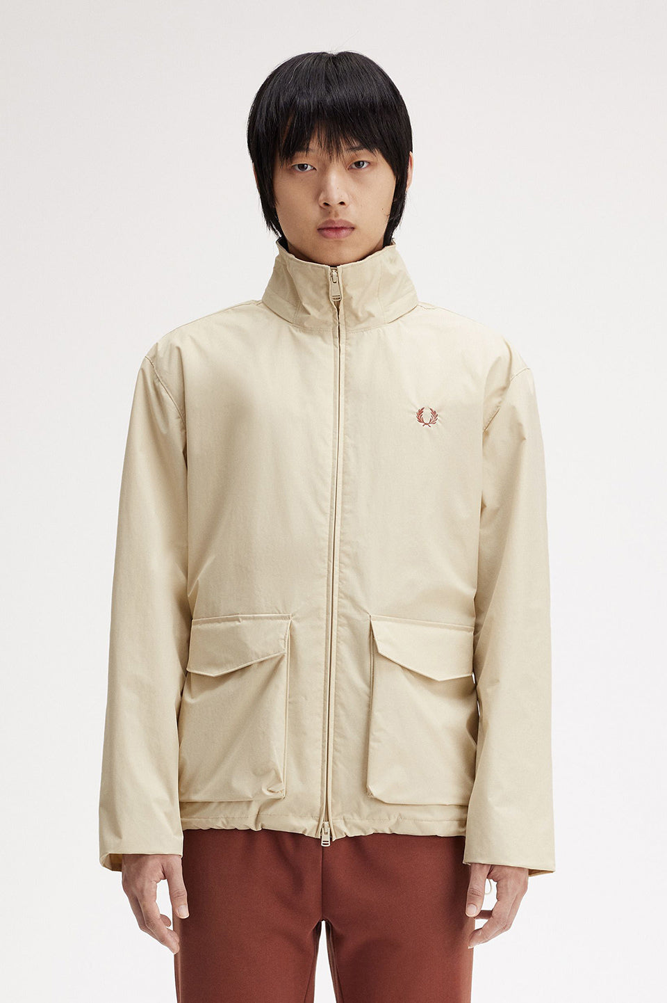 Fred Perry Patch Pocket Zip Through Jacket Parka J8548/691
