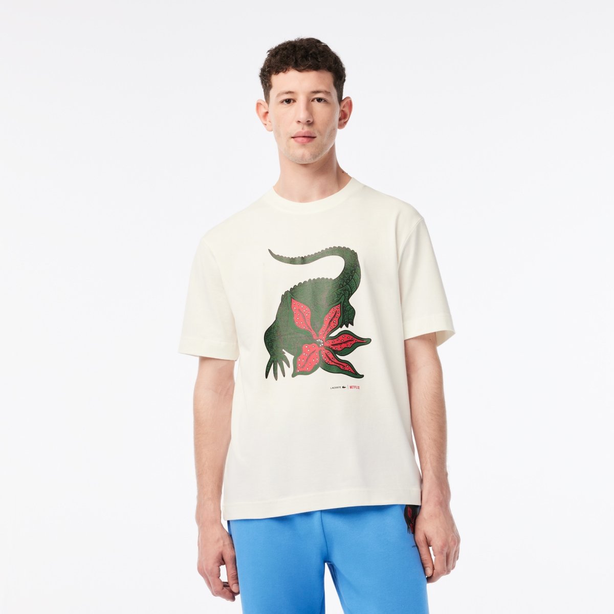 LACOSTE x Netflix Organic Cotton T Shirt TH8462