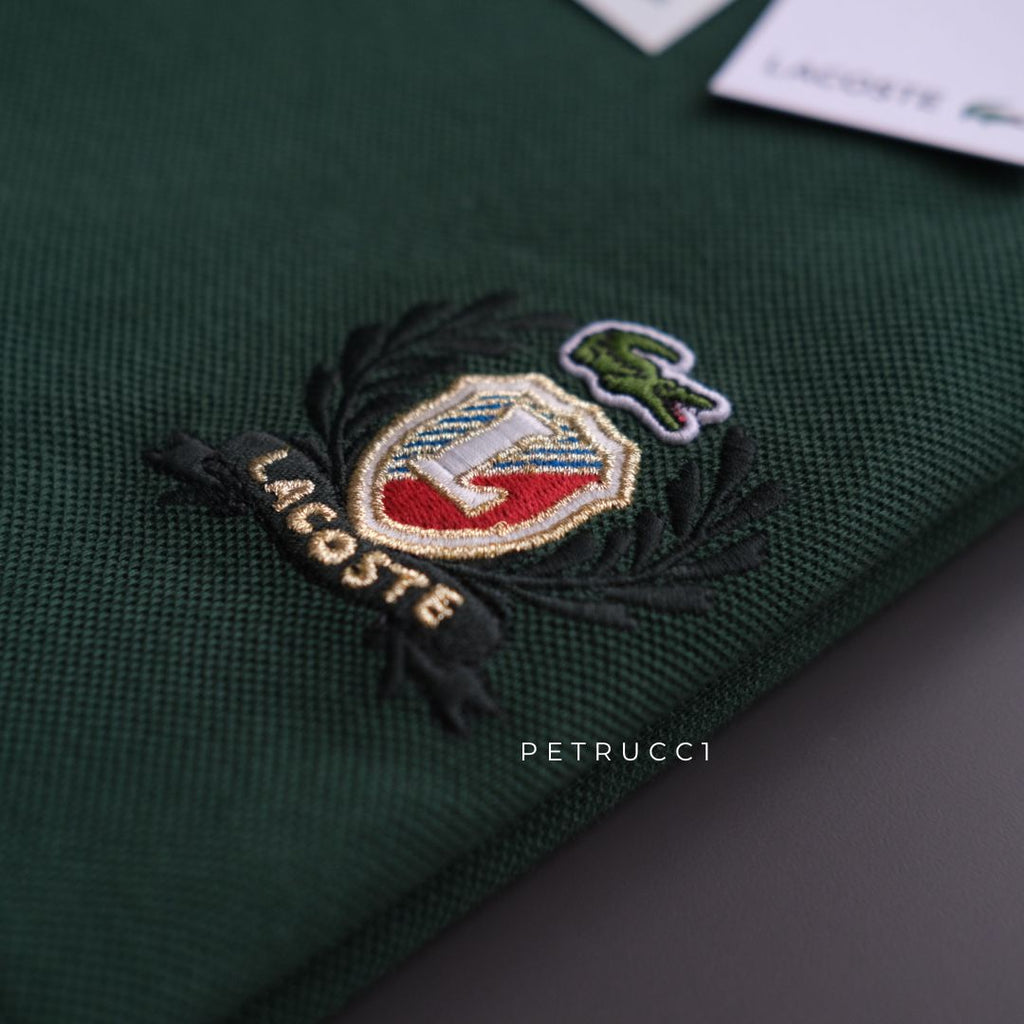 LACOSTE Embroidered Badge Pique T Shirt TH0025