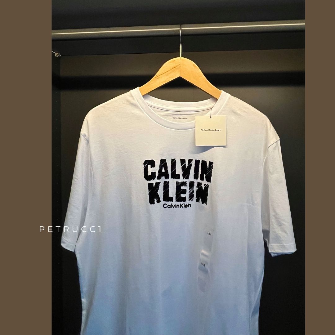 Calvin Klein Velvet Logo T shirt