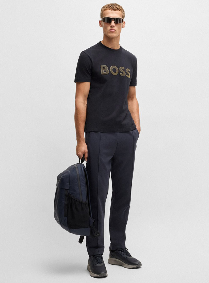 BOSS Stretch-cotton T-shirt with large logo Tee TL Logo 50535170