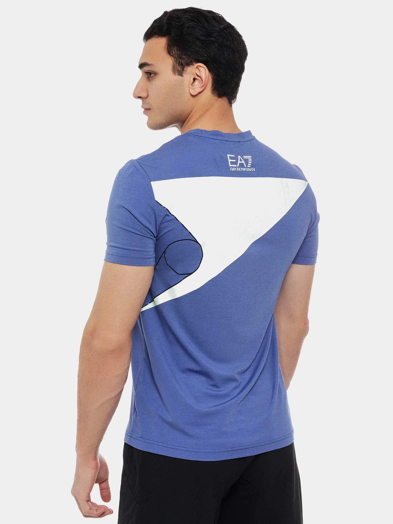 Emporio Armani EA7 T Shirt logo Tee man men kaos 3DPT27