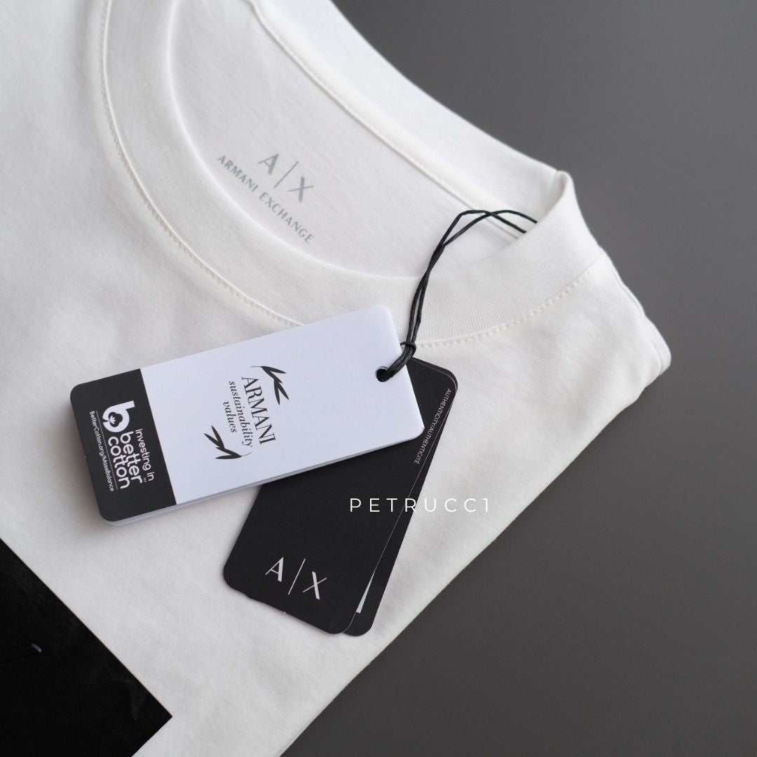ARMANI EXCHANGE Vinyl Logo Print T Shirt XM000786