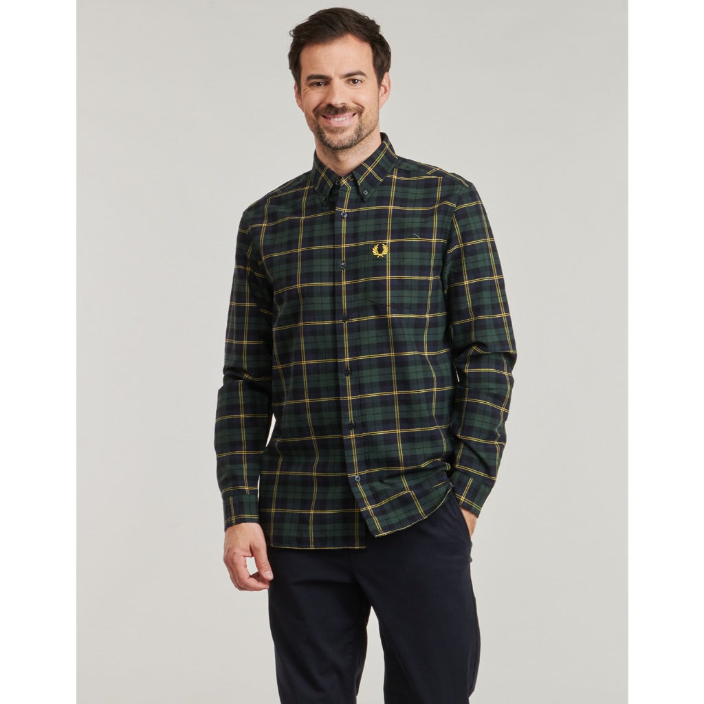 Fred Perry Oxford Tartan Shirt Long Sleeve M9621/608