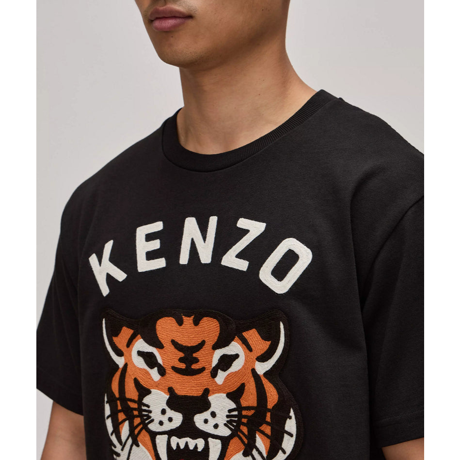 Kenzo Embroidered Lucky Tiger Cotton T-Shirt 68TS008