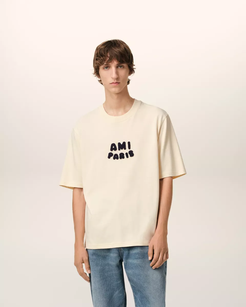AMI Paris Patch T Shirt UTS075