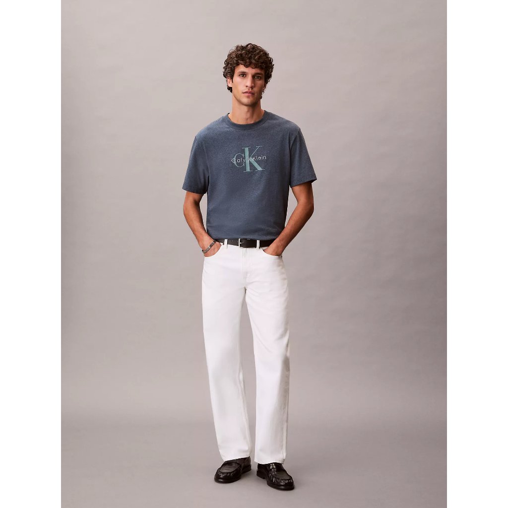 Calvin Klein T Shirt Kaos Tee Cowo Pria Cotton Katun 4RB862G