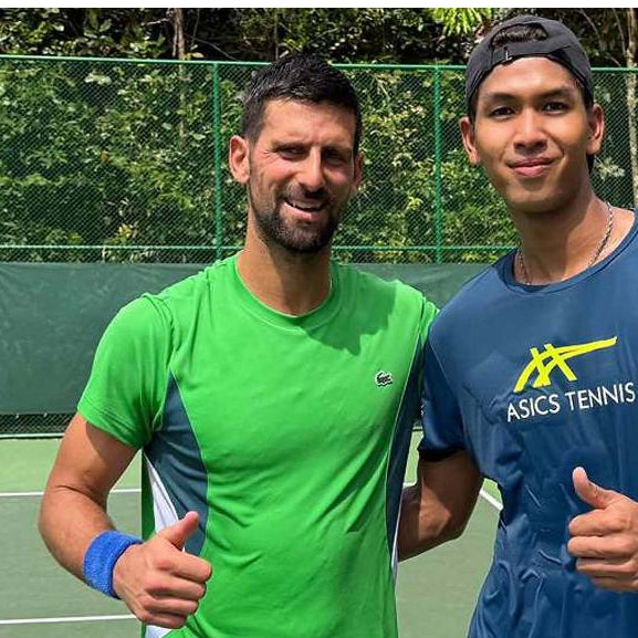 LACOSTE Tennis x Novak Djokovic T Shirt  TH7539