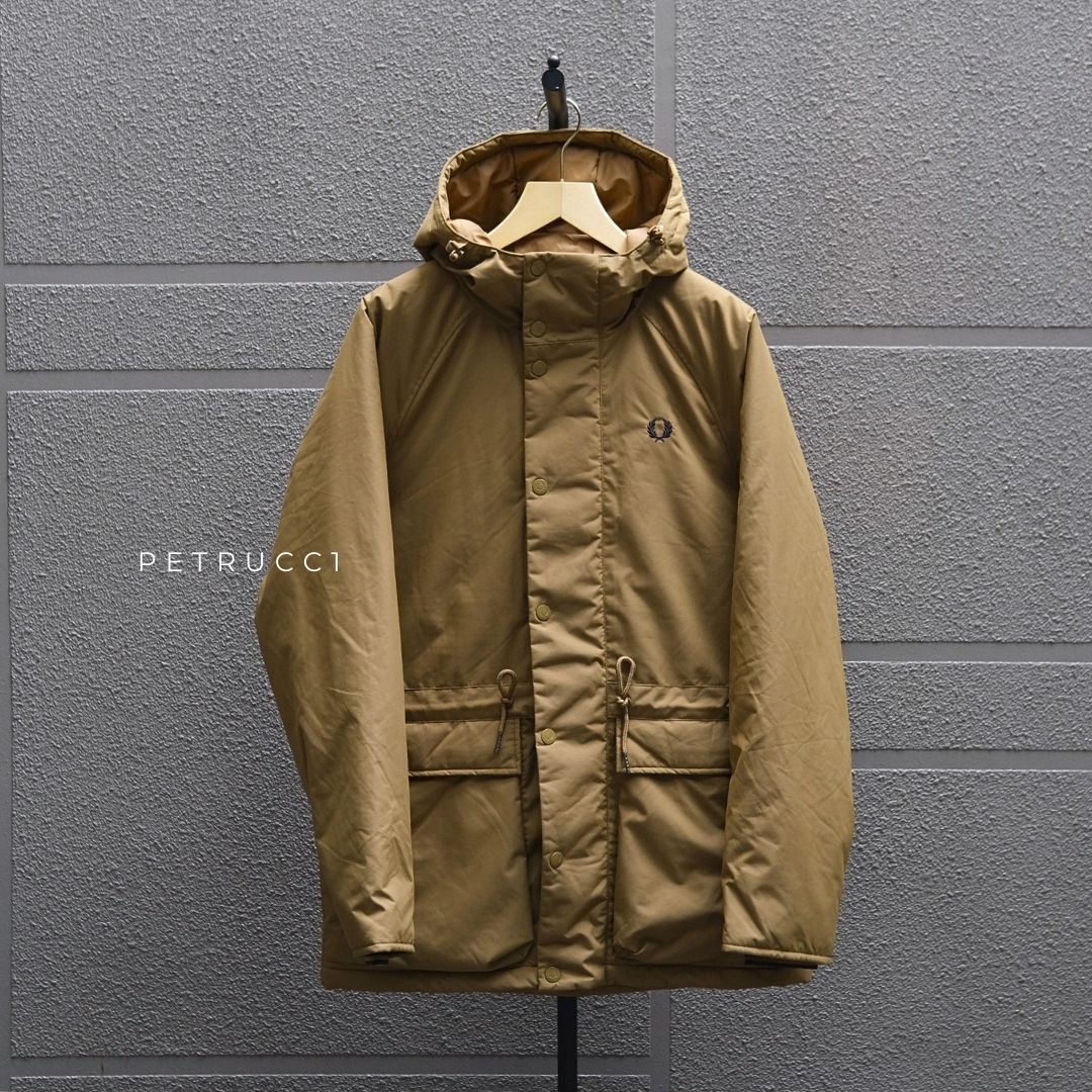 Fred Perry Padded Zip Through Parka Jacket J6516/P96