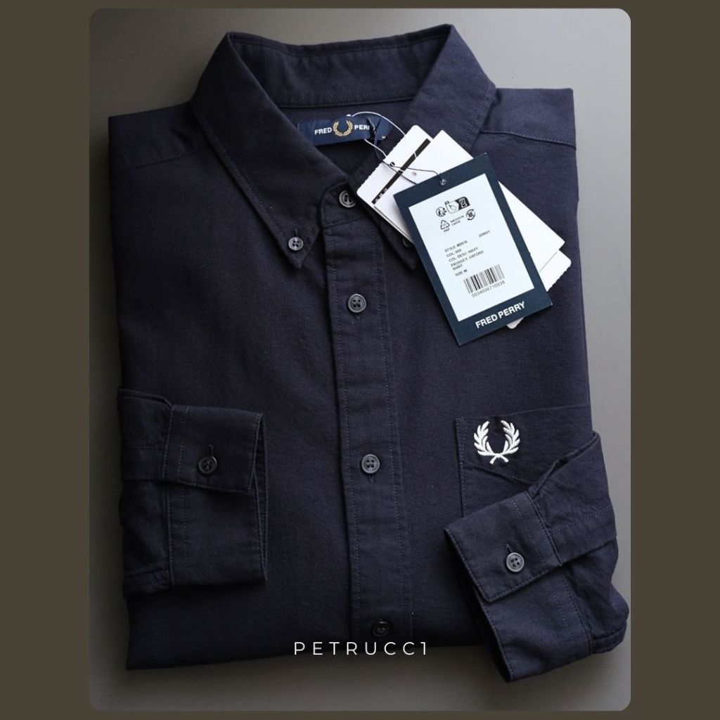 Fred Perry Oxford Shirt Long Sleeve M5516/608