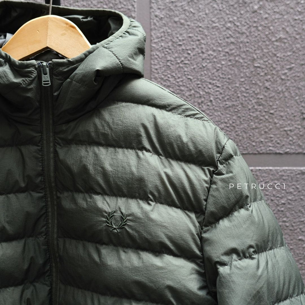 Fred Perry Hooded Insulated Jacket Puffer J8553/W19