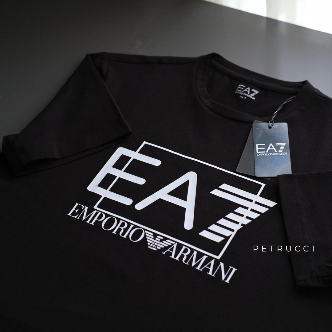 EMPORIO ARMANI EA7 Visibility Pima Cotton T-Shirt 3RPT62 PJ03Z