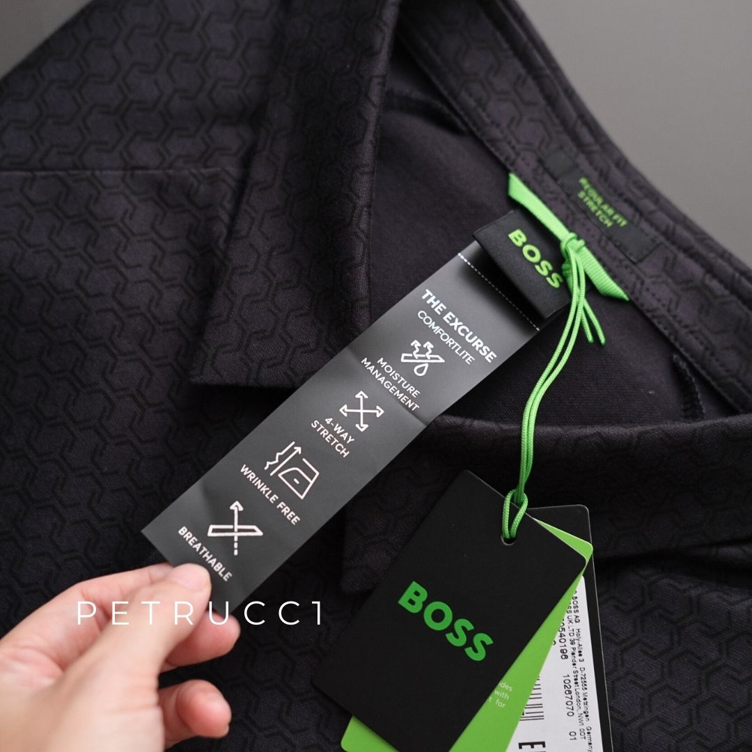 BOSS Knitted Cotton Piqué Shirt 50540196