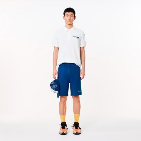 LACOSTE Name Print Washed Polo Shirt  PH0786
