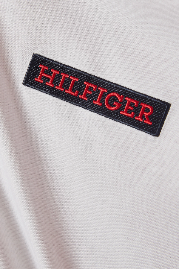 TOMMY HILFIGER Monotype Logo Patch T Shirt MW0MW34373