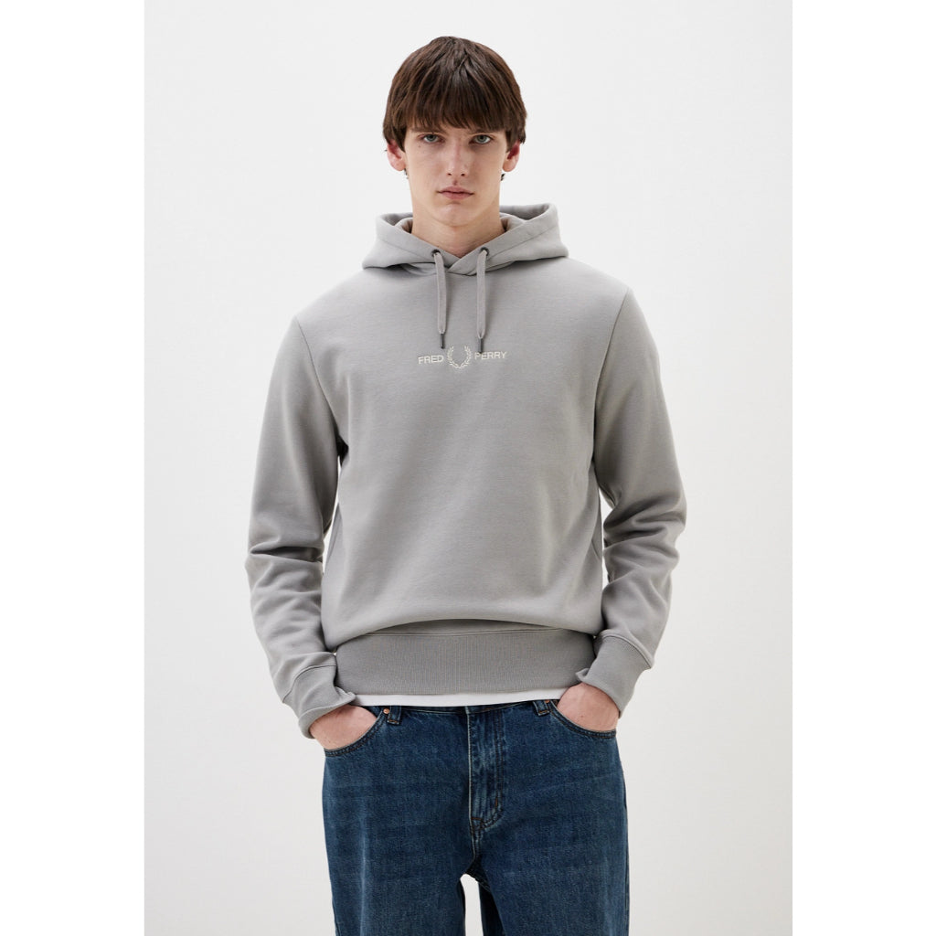 Fred Perry Embroidered Hooded Sweatshirt M4728/181