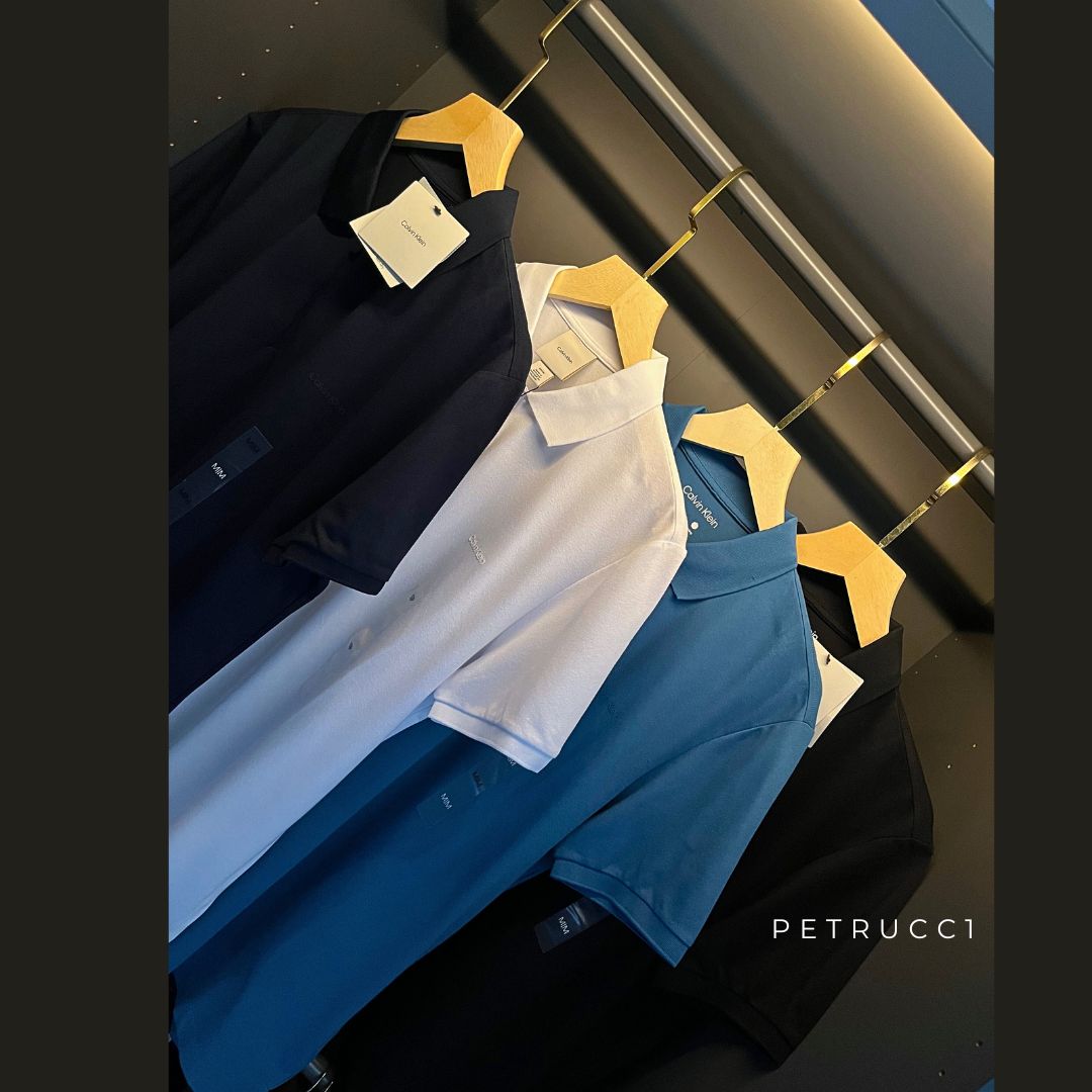 CALVIN KLEIN Tech Pique Zip Polo Shirt