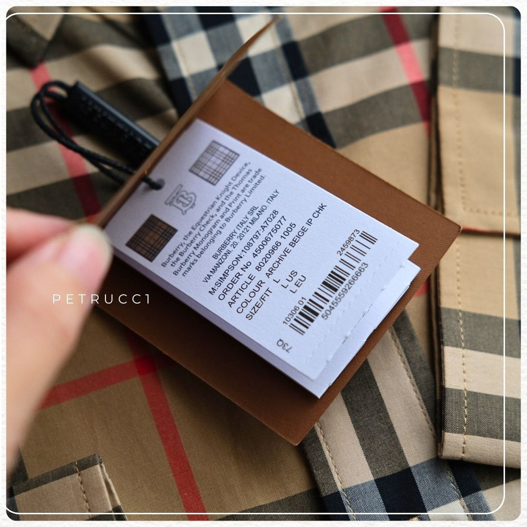 BURBERRY SIMPSON Check Shirt 8020966